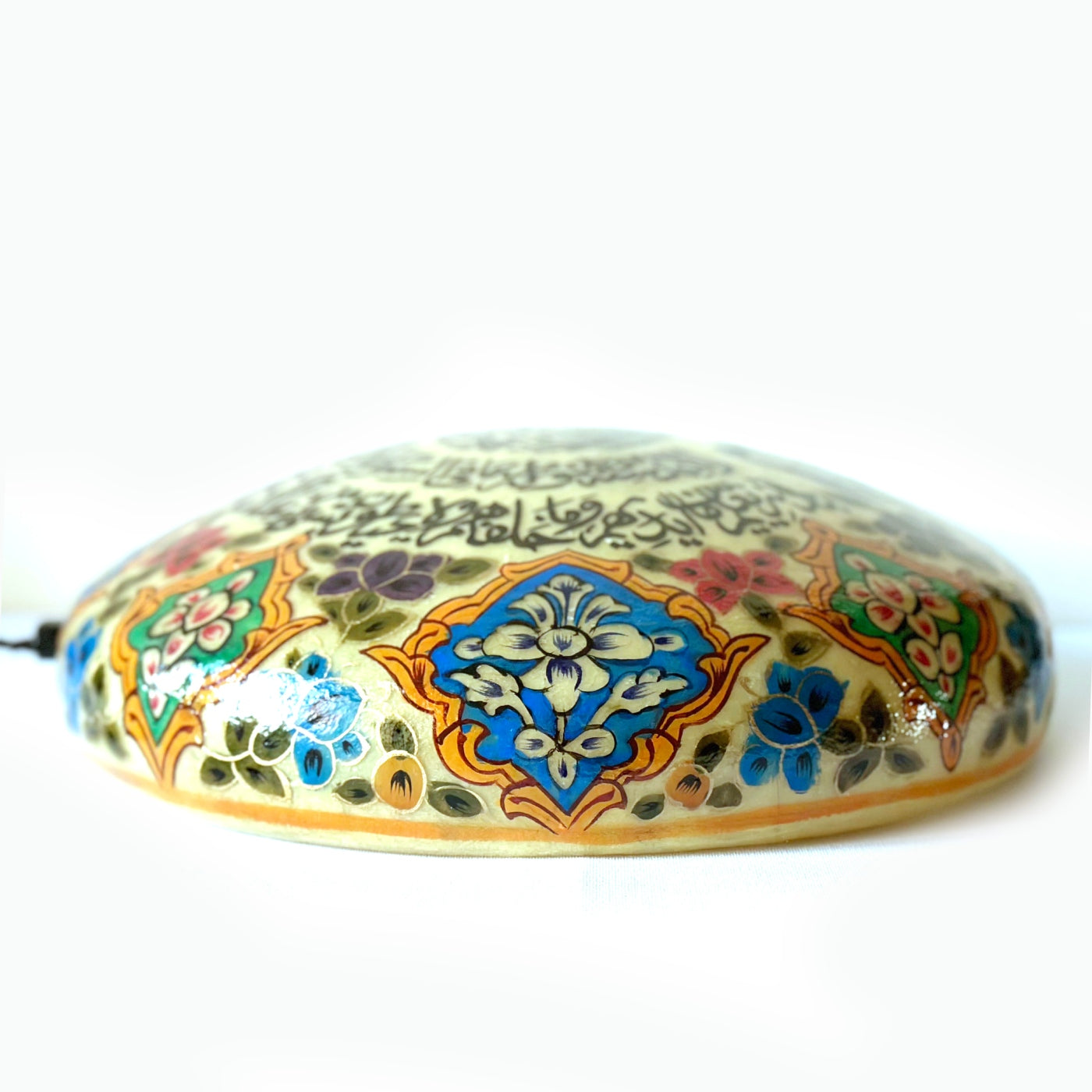 Ayatul Kursi Hand-Painted Camel Skin Lamp