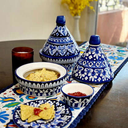 Multan Blue Pottery Cone Shaped Bowls