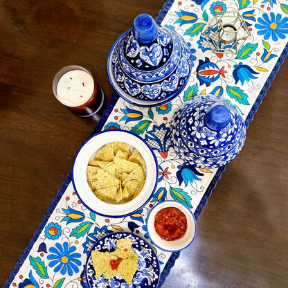 Multan Blue Pottery Cone Shaped Bowls