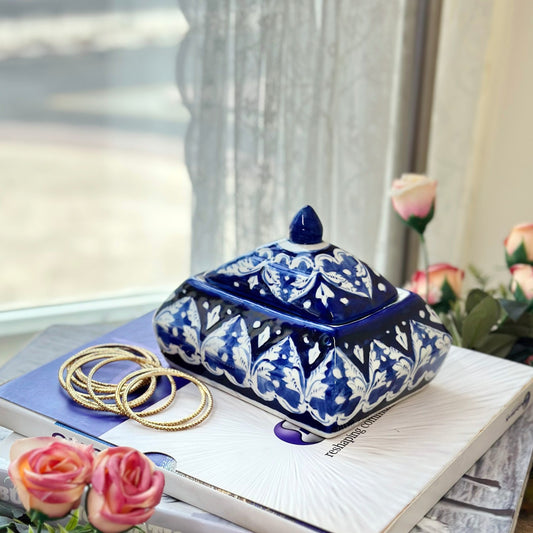 Multan Blue Pottery Jewelry Box