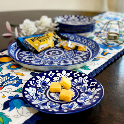 Multan Blue Pottery Plate Set