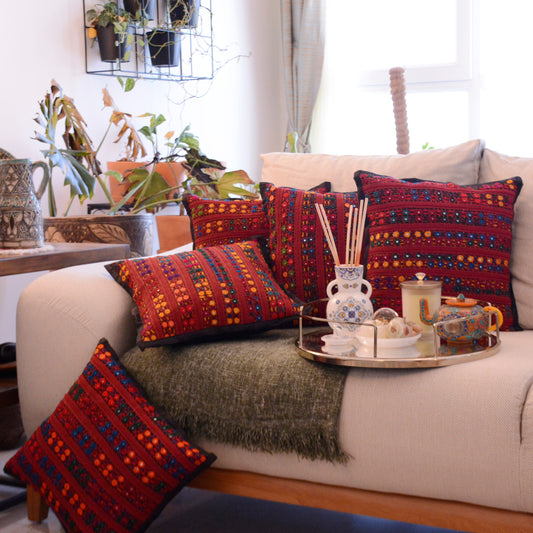 Moro Merlot - Handmade Cushion Set