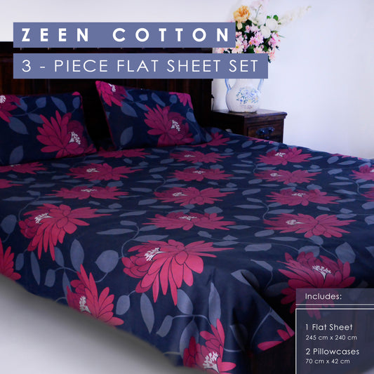 Bloom in the Gloom Bed Sheet With 2 Pillow Covers